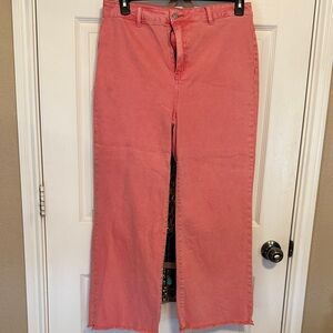 Zenana Outfitters Coral Flare Ankle Jeans. Size XL. Fit more like a Large.